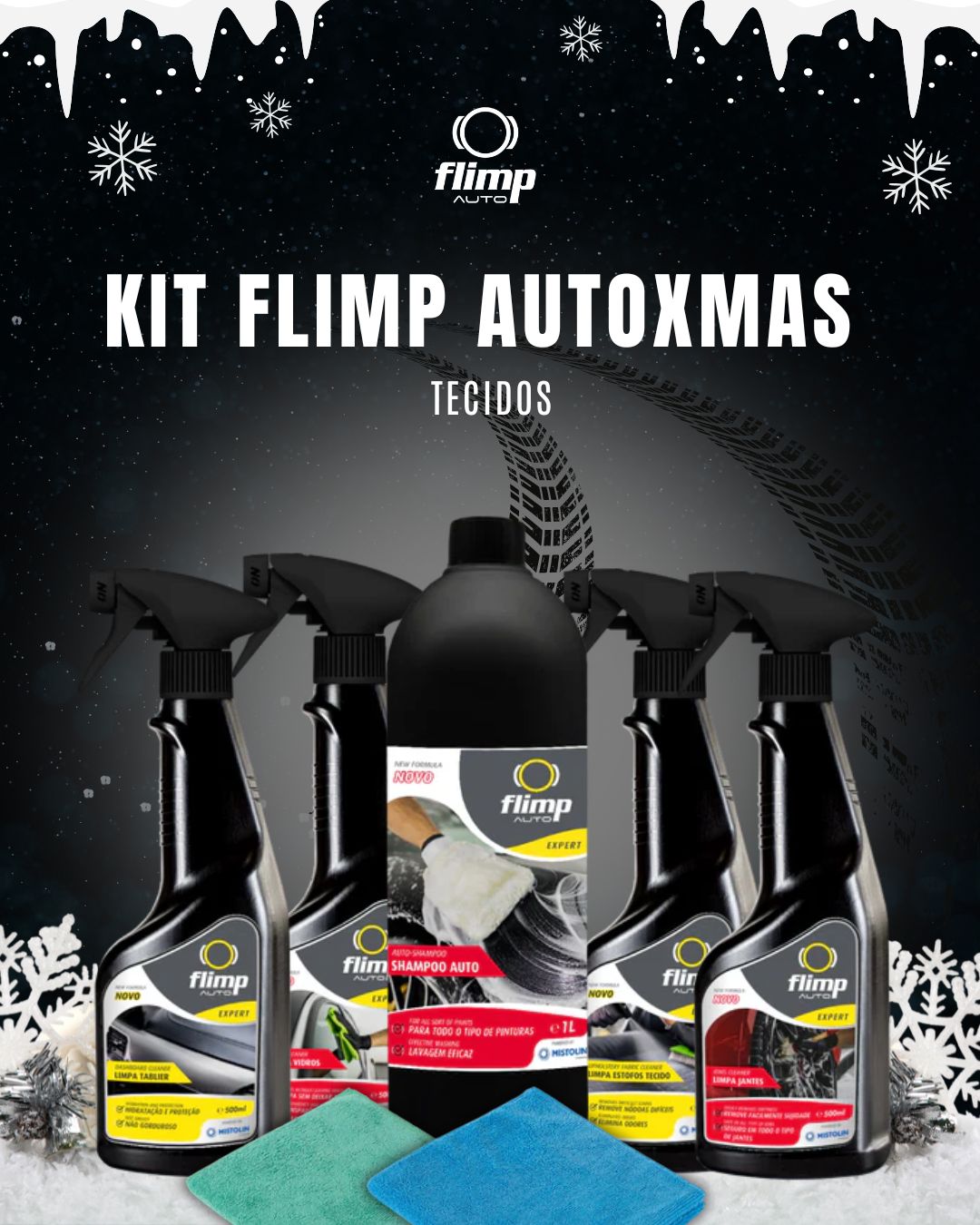 Kit Flimp Autoxmas Tecidos